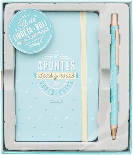 Mr. Wonderful WOA09019ES - Set de Libretas + Boli: Amazon.es ...