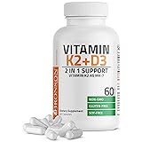Bronson Vitamin K2 D3 (MK7) Supplement Non-GMO