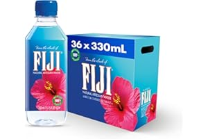 FIJI Natural Artesian Bottled Water 330 mL / 11.15 Fl Ounce (Pack of 36)