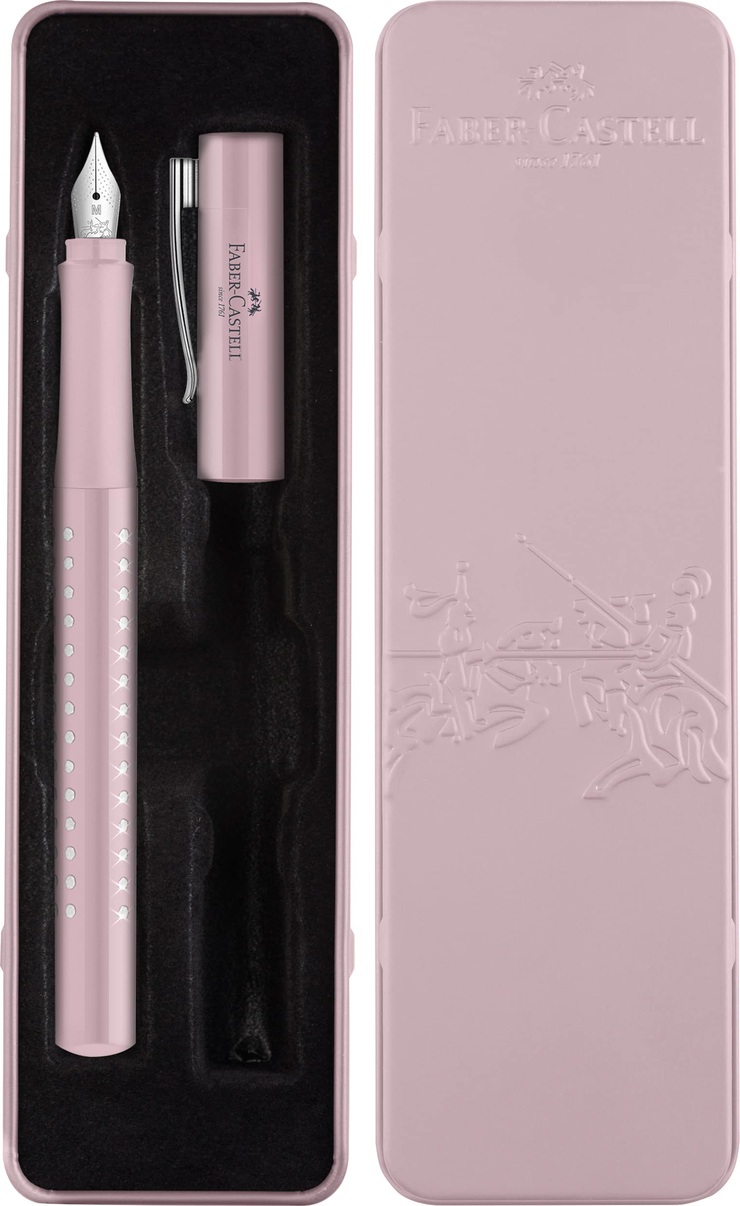 Faber-Castell Fountain Pen Sparkle Set - Rose - M Nib