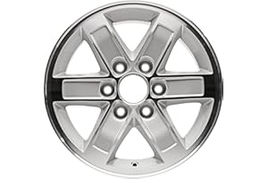 GENERIC Factory Wheel Replacement New 17x7.5inch 17 Inch Aluminum Alloy Wheel Rim for GMC Sierra 1500 Yukon Year 2007 2008 2009 2010 2011 2012 2013 | ALY05296U10N, Machined and Silver