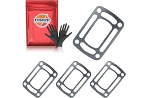 YOSOPP Gaskets for Volvo Engine - Aftermarket Exhaust Elbow Parts for Boat, OMC Cobra V6 V8 Manifold Riser 4pcs - 3850496 3863191 18-0943
