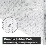 Sour Lemon Grey Rugs Living Room 60x120cm Anti Slip Shaggy Floor Mat view 4