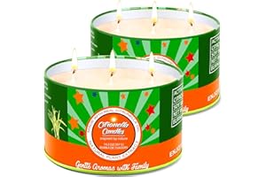 AOTTOM Citronella Candles Outdoor Large, 2 x 14oz 3-Wick Natural Soy Scented Jar Candles (Total 28OZ), 150 Hours Burning Time Outdoor Candles Set for Home Garden Patio Yard Balcony Camping BBQ