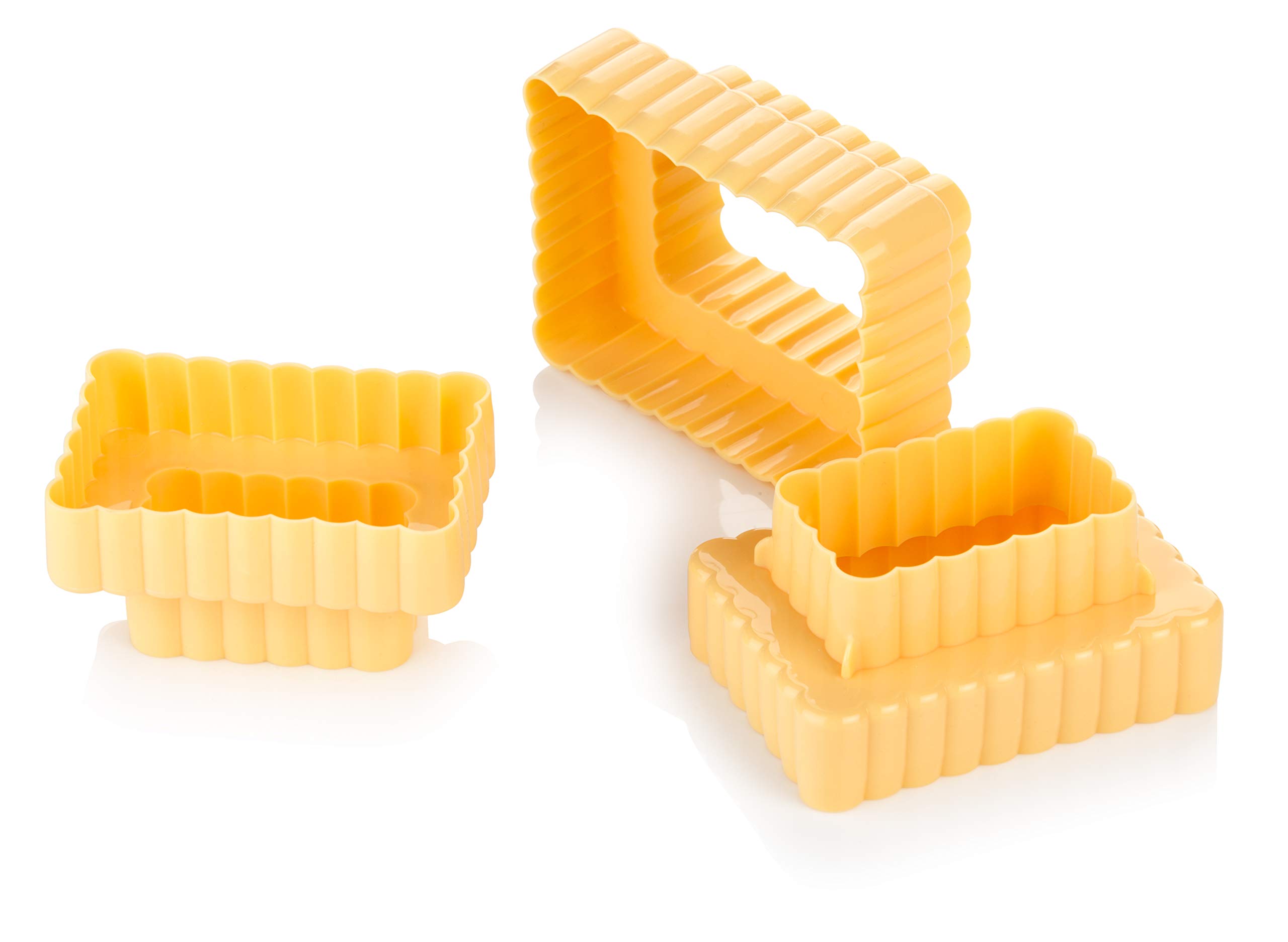 Tescoma Double-Sided Cookie Cutters Biscuits, 6 Sizes Delicia, Assorted, 20 x 12 x 4.5 cm