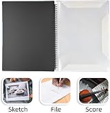 Irich Music File Folder A4 60 Sheet Choir Folder 32x24cm Black view 7