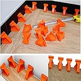 DSHTP 20 Pack Flooring Spacers Installation Tool with 1/4’’& 1/2’’ Gap Laminate Wood Flooring Tools, Special Triangle Stay in