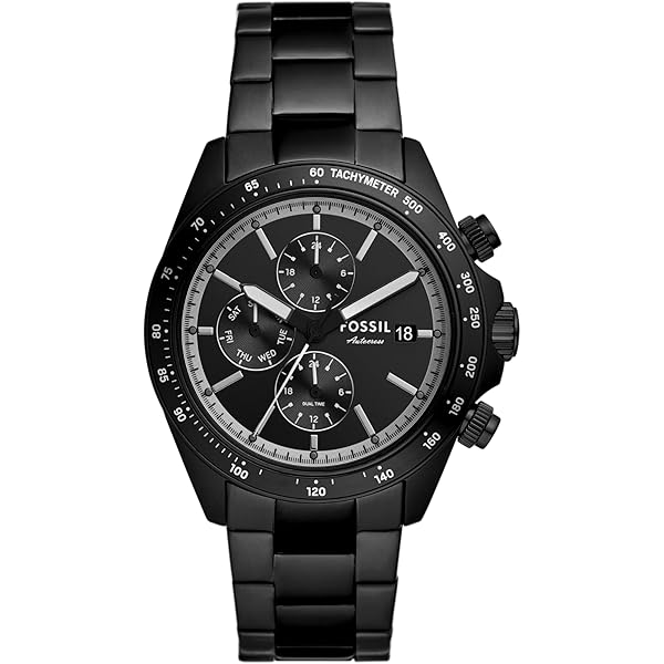 Amazon.com: Fossil Men's Sport Tourer Quartz Stainless Steel Big