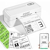 Forc Shipping Label Printer,4X6 Thermal Label Printer for Small Business & Office Package,Compatible with Android, iOS, Windows and Mac, Widely Used for Amazon,UPS,Etsy,USPS