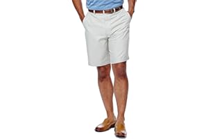 Haggar mens Cool 18 Classic Fit Expandable Waist Short Regular and Big & Tall Sizes
