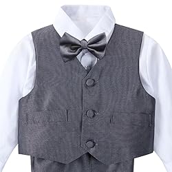 Dressy Daisy Baby Boy' 5 Pcs Set Formal Tuxedo