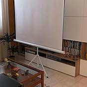 Schermo Proiezione 100 Pollici HOMCOM 4:3 Con Treppiedi - Pieghevole Per Casa E Ufficio - Foto 3