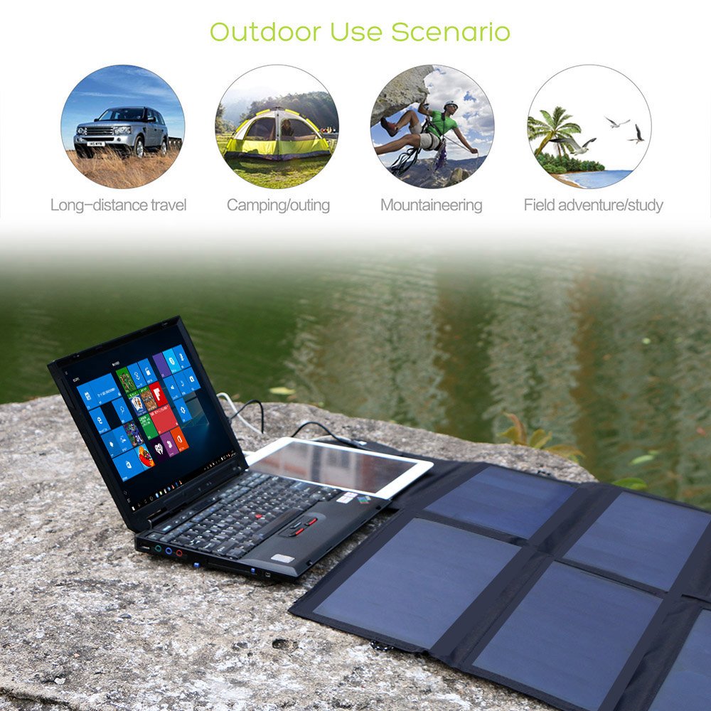 Boat Notebooks 12v Car RV Battery Portable Solar Panel for Laptop