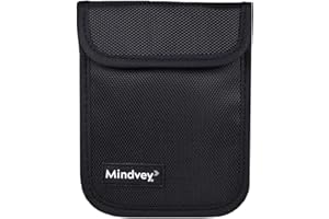 Mindvey Faraday Bags for Car Key Fobs, Credit Cards, Smart Watches/Data Privacy, Electronic Device Security, Anti-Hacking Car