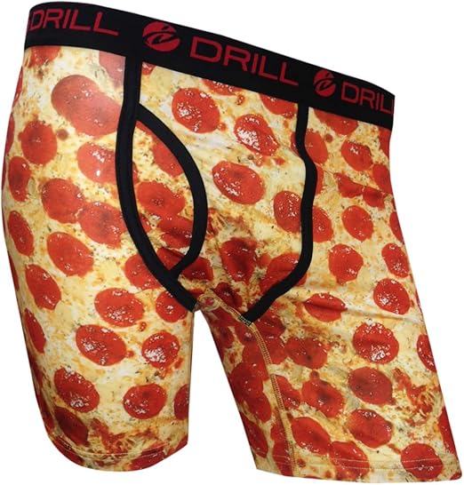 Drill Pizza Boxer Brief XLarge at Amazon Men’s Clothing store