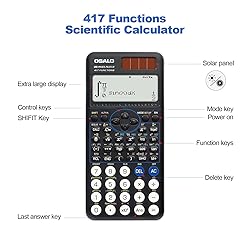 OSALO Scientific Calculator 417 Function 2 Line