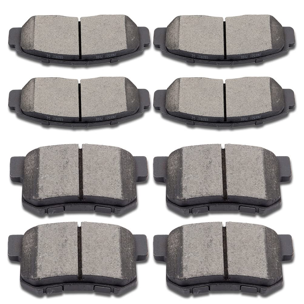 cciyu D536 D787 8pcs Front & Rear Ceramic Brake