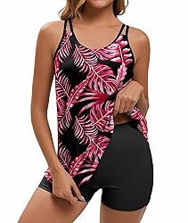 Plus Size Tankini Sun Protect Long Torso Tankini