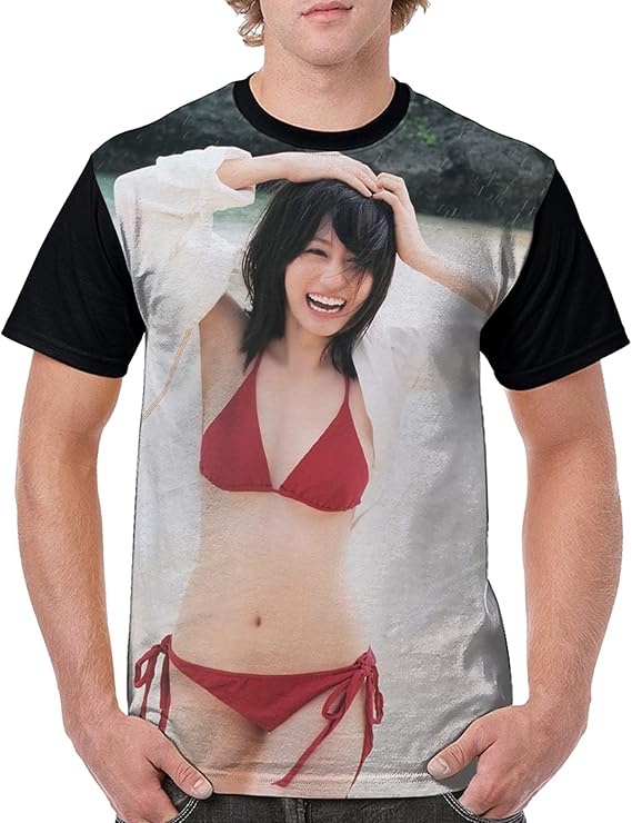 Amazon Co Jp 前田敦子 1 人気 メンズ半袖tシャツ 吸水速乾 夏服 Tシャツ メンズ 半袖 薄手 通気性 ファッション 丸襟 柔らかい おおきいサイズ 快適 半袖 デイリーウェア 散歩 旅行 半袖t オールシーズン内外で着用可能 服 ファッション小物
