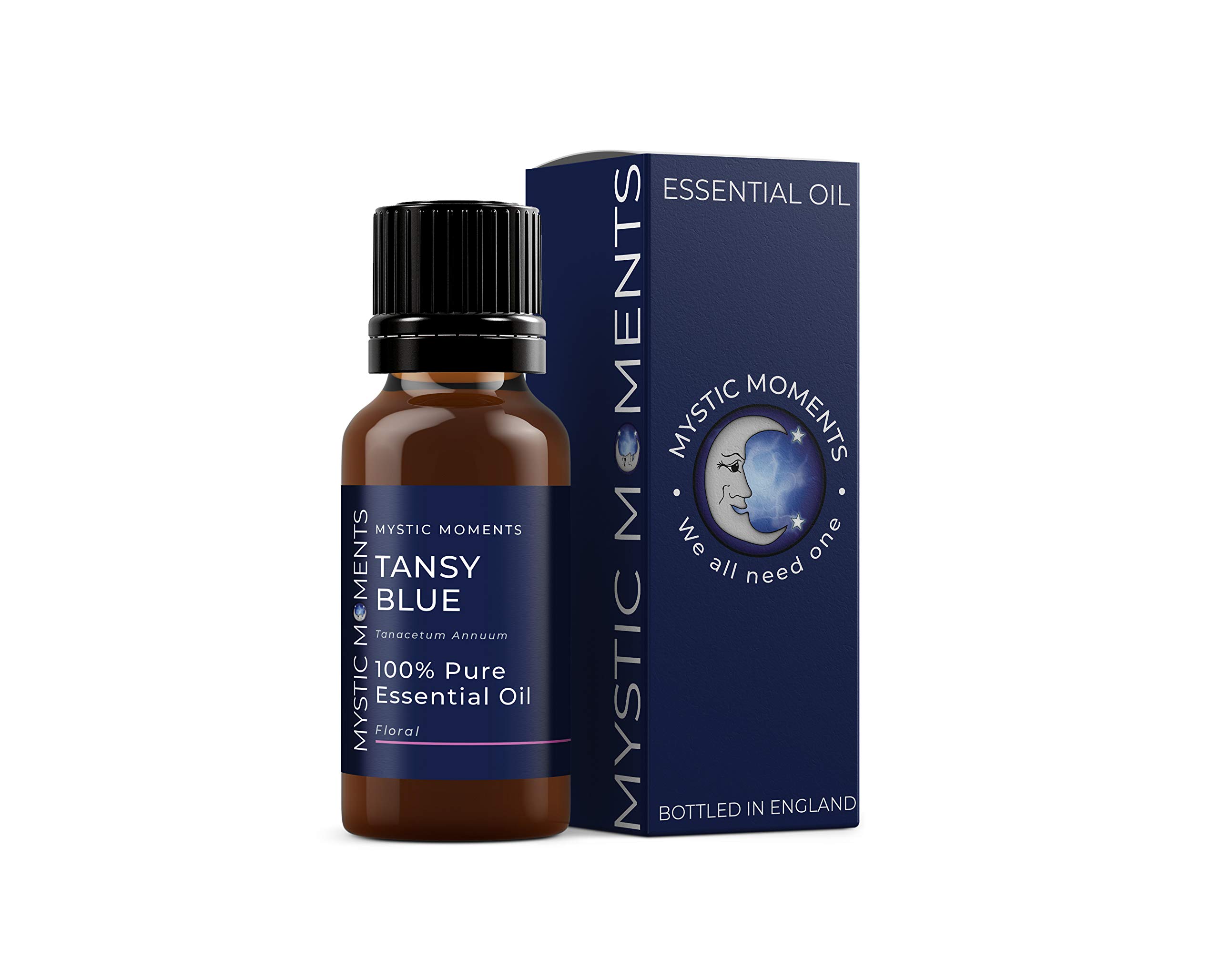 Mystic Moments | Blue Tansy Essential Oil 5ml (Tanacetum annuum) | Sweet Herbaceous Floral Aroma | Calming & Luxurious Scent for Diffusers and Aromatherapy