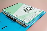 Silvine A4 Green Paper Dyslexia Refill Pad 100 Pages Lined Margin view 7