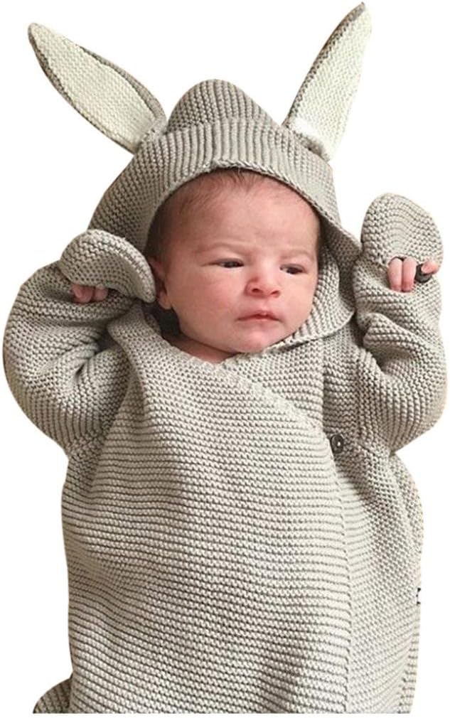 knitted swaddle blanket