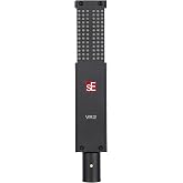 SE ELECTRONICS VR2 Active Ribbon Microphone | 20Hz-18kHz Frequency Response - Classic Ribbon Mic for Acoustic Guitar, Guitar Cabinets, Drums, Acoustic Instruments, Vocals