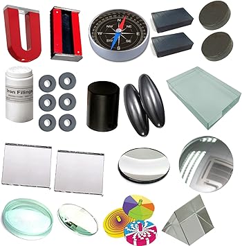 IDEA AND INNOVATION INCORPORATION Magnet N Optical LAB Set Experiment with Magnet, Lens, Mirror for Kids (Multicolour)