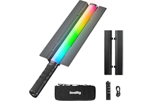 SMALLRIG RT25 RGB Tube Light Stick Kit, 25W RGBWW Led Light Wand, IP54 Waterproof, Handheld Light Bar, CRI96+, TLCI98+, 2500-