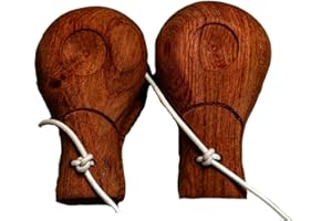 Pair of Traditional Wooden Spanish Flamenco Castanets made from Rosewood