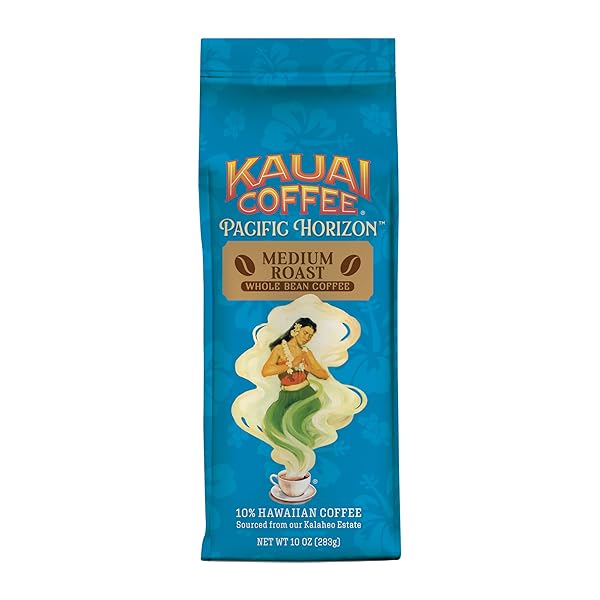 KAUAI COFFEE WHOLE BEAN COFFEE – SMOOTH, NON-BITTER...