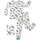 babee Reshinee Bamboo Viscose Toddler Pajamas Boys Girls Baby 12M-8Y Pjs Sets Kids Snug fit 2pcs Long-Sleeve Sleepwear