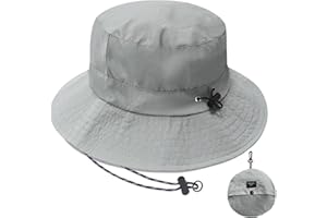 PFFY Waterproof Bucket Hat Rain Quick Dry Hats for Men Women Packable Sun Hat for Fishing Hiking Outdoors