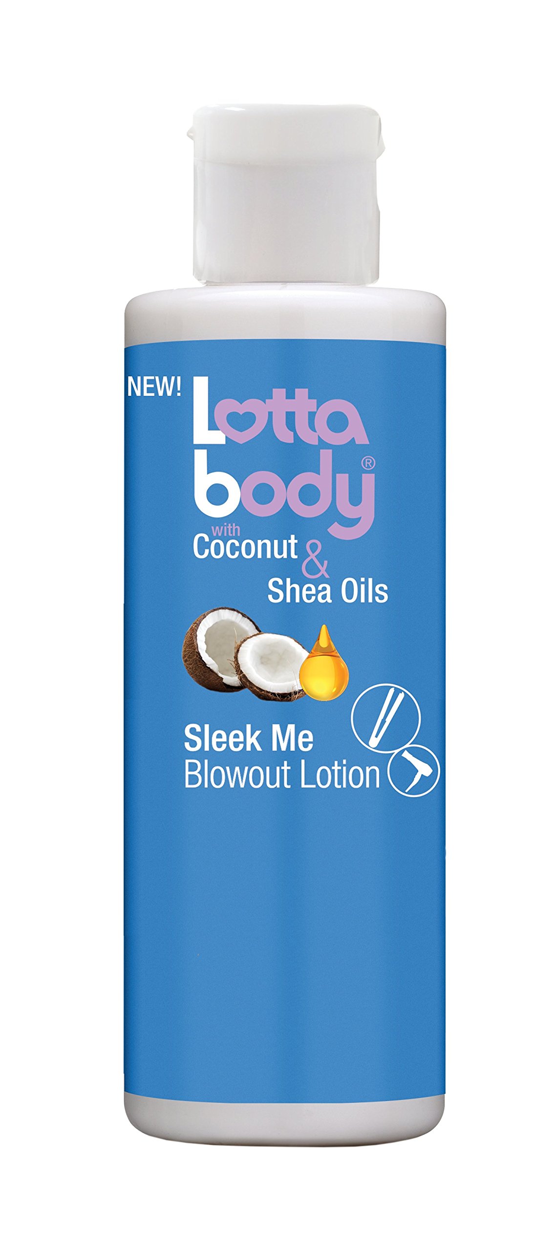 Lottabody Sleek Me Blowout Lotion with Coconut & Shea Oils