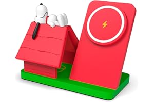 SOAR Peanuts Wireless Charging Station Red Dog House