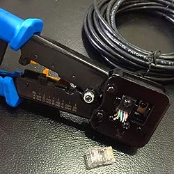 PETECHTOOL RJ45 Crimp Tool Ethernet Pass Thru
