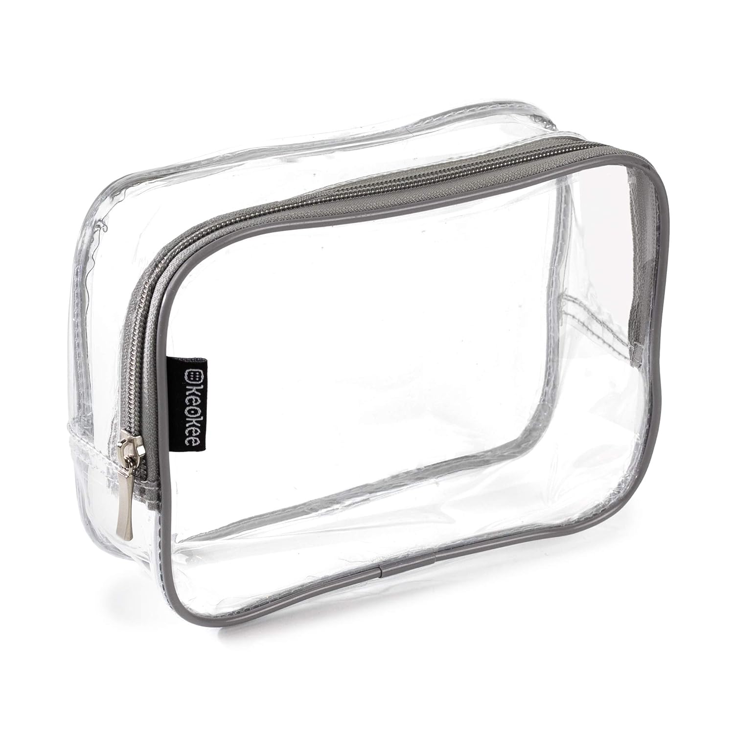 Keokee Clear Travel Toiletry Bag, TSA Approved for Carry On Liquids, Cosmetics