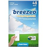 Breezeo Laundry Detergent Strips (Laundry Detergent Sheets), Fresh Linen Scent, 48 Loads – More Convenient than Pods…