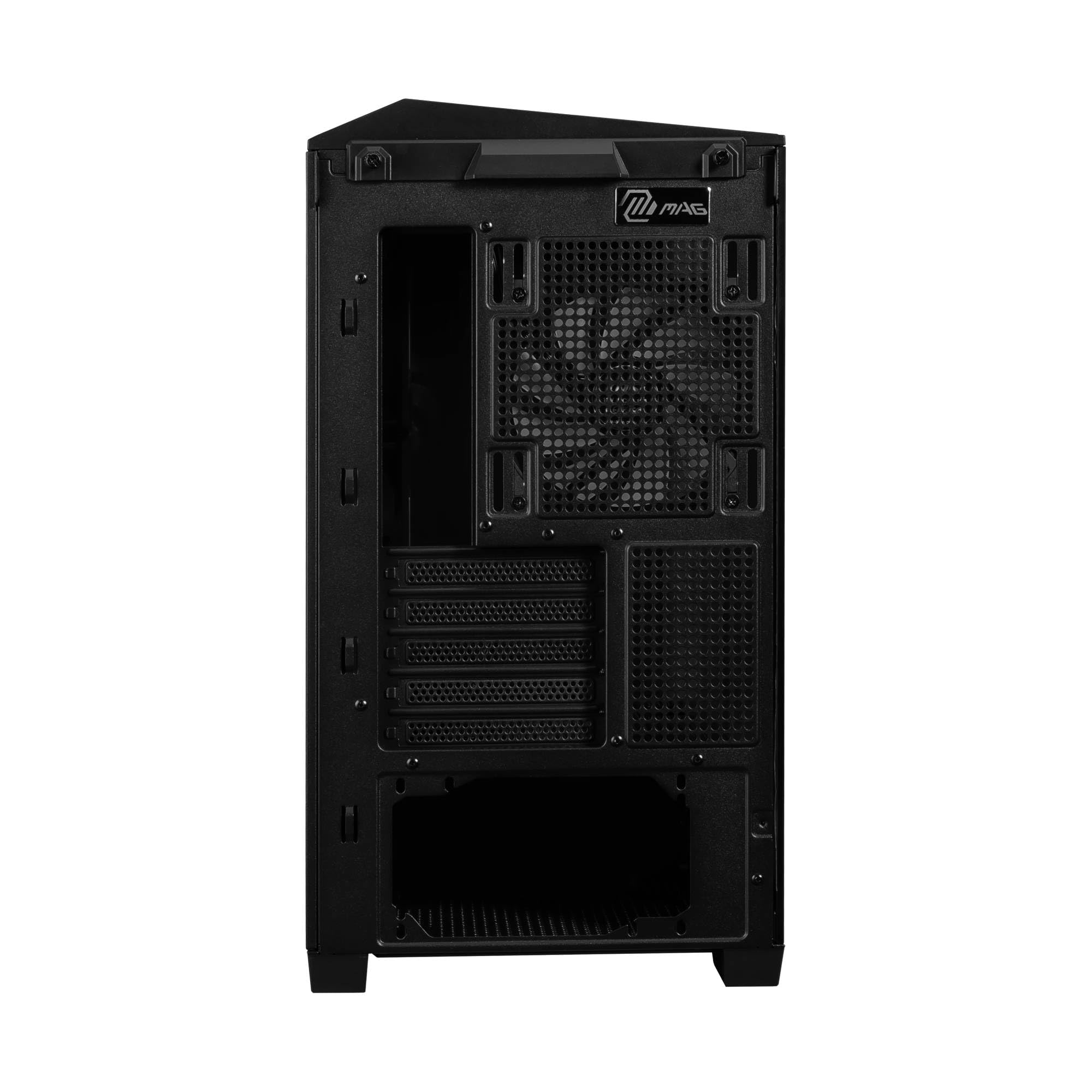Msi Mag Pano M100L Pz Micro-Atx Pc Case - Micro-Atx Capacity, Gpu Support Stand, Level Indicator, Dust Filters, 33 Mm Cable Routing Space, Usb Type-C (20Gbps) - View 8