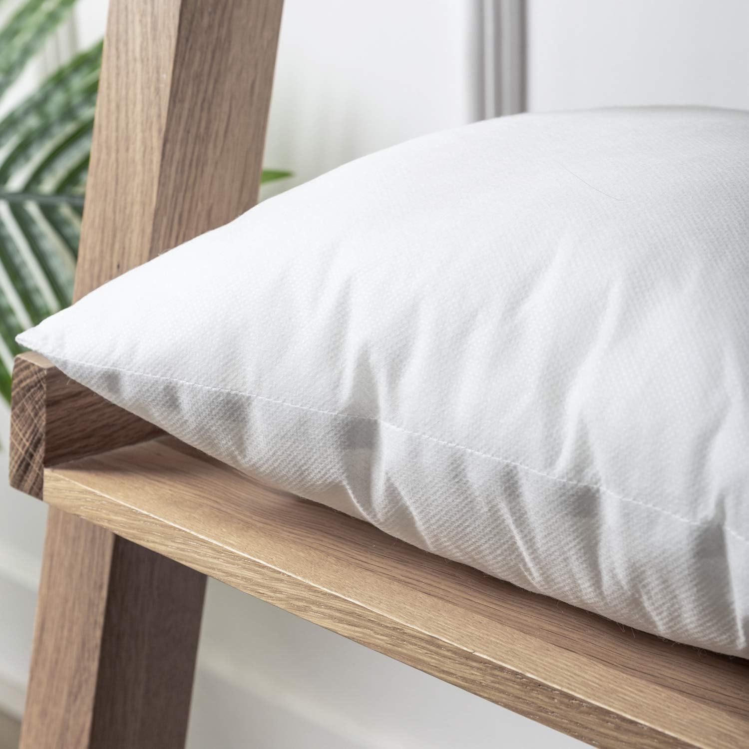 Phantoscope Premium Outdoor Pillow Inserts - Pack of 2 Square Form Decorative Throw Pillow Couch Sham Cushion Stuffer 18 x 18 inches- Water, Mildew, Dust Mite Resistant: Home & Kitchen