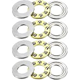 uxcell F8-16M Thrust Ball Bearings 8mm x 16mm x 5mm Chrome Steel Single Direction 4pcs