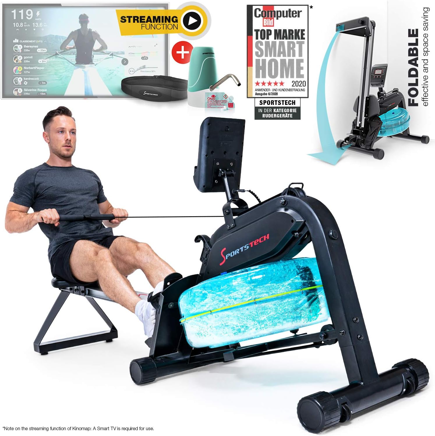 sportstech rowing machine