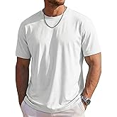 MAGCOMSEN Mens T-Shirts Short Sleeve UPF 80+ Sun Protection Lightweight Moisture Wicking Casual Crew Neck Basic Tees