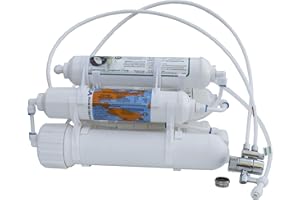 Countertop Portable Universal 5-Stage Reverse Osmosis RO Purification Water System with DI Deionizing Mixed Bed 0PPM postfilt
