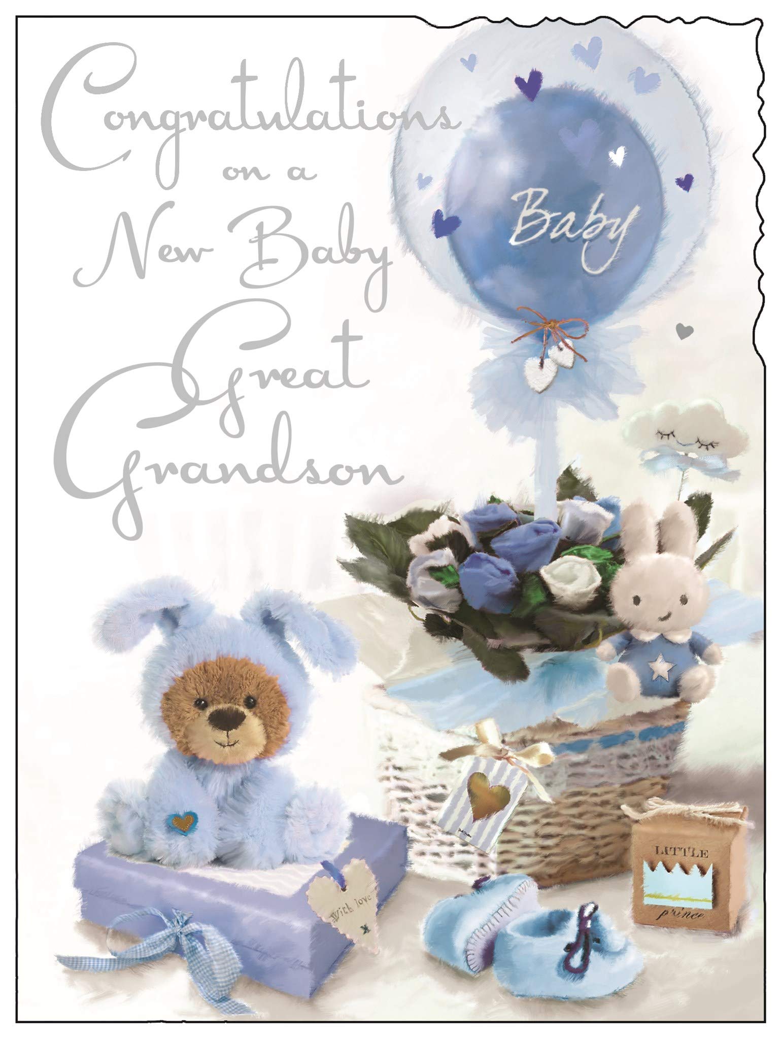 Jonny Javelin Congratulations On A New Baby Great Grandson Card