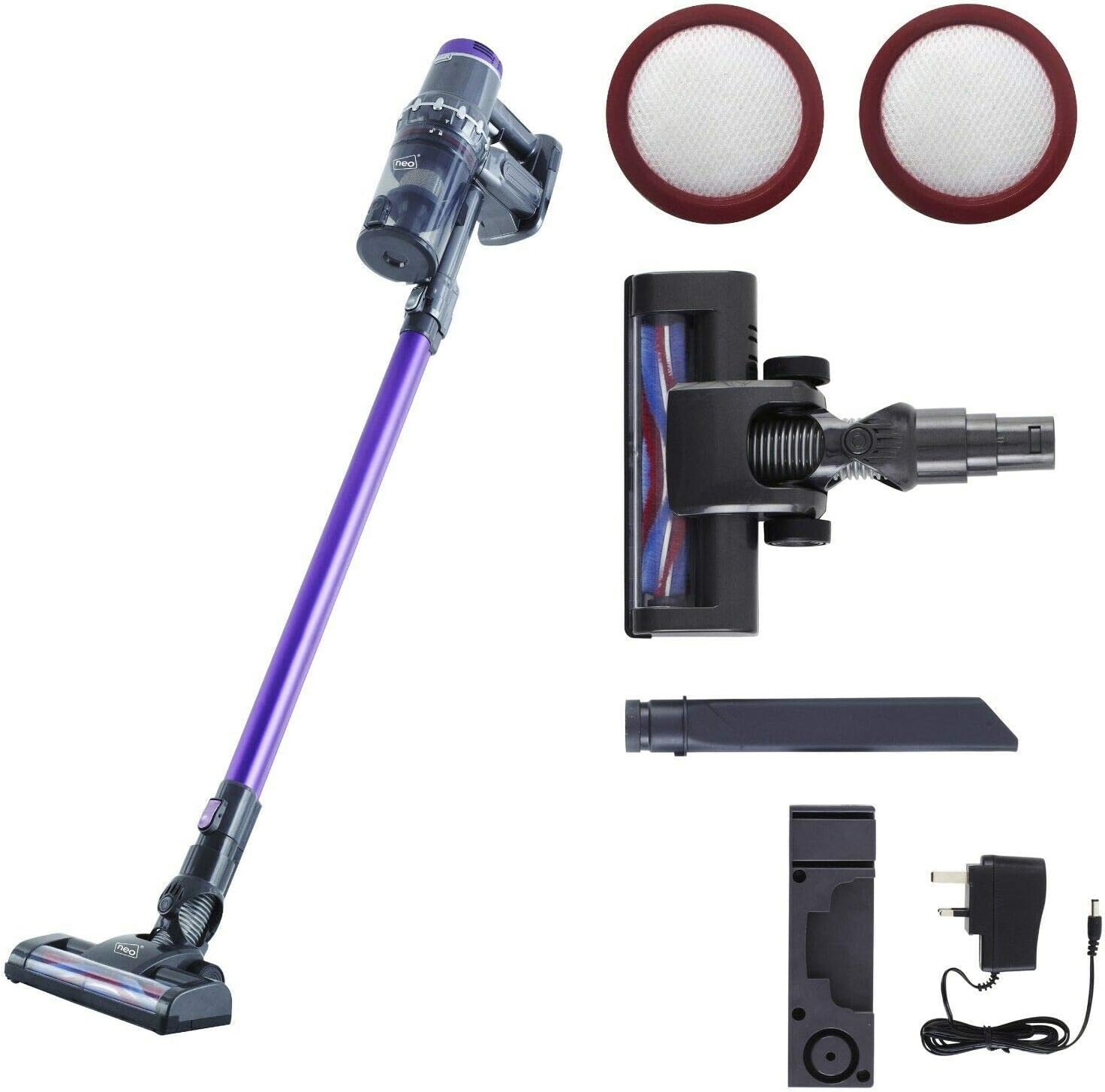 Neo Cordless Bagless Handheld Vacuum Cleaner Hoover Stick Upright