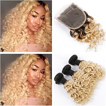 Amazon Com Tony Beauty Hair Dark Root 1b 613 Blonde Ombre