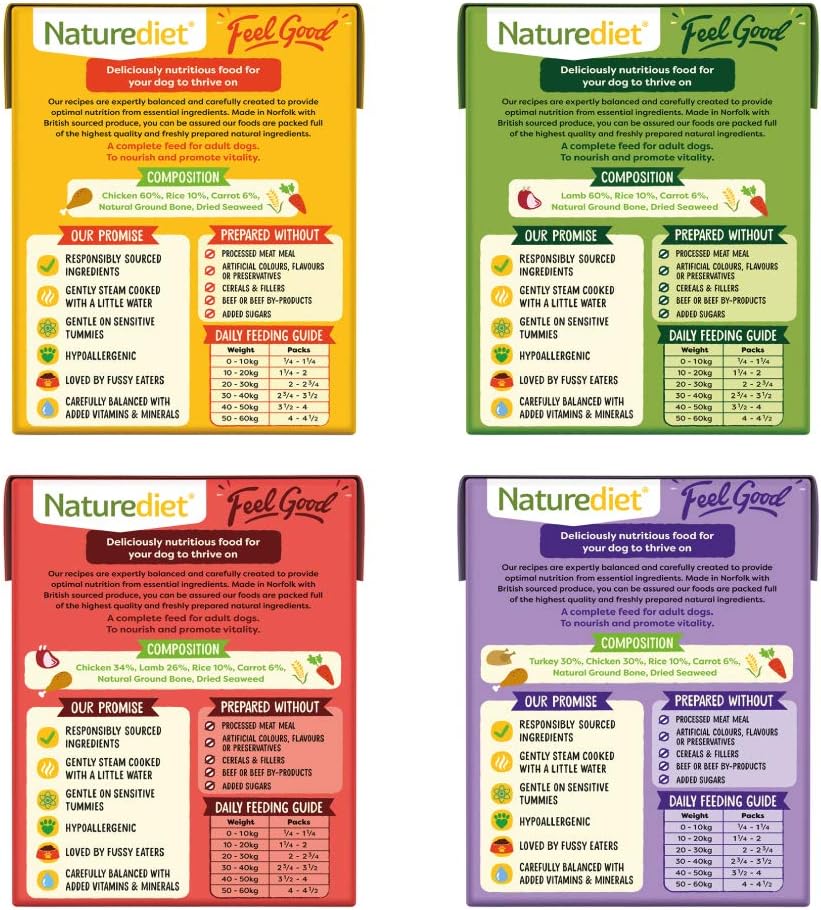 NATUREDIET Feel Good Selection Pack Complete Wet Food, 390g (Pack of 16) Packaging may vary, 390 g (Pack of 16) - Image 4