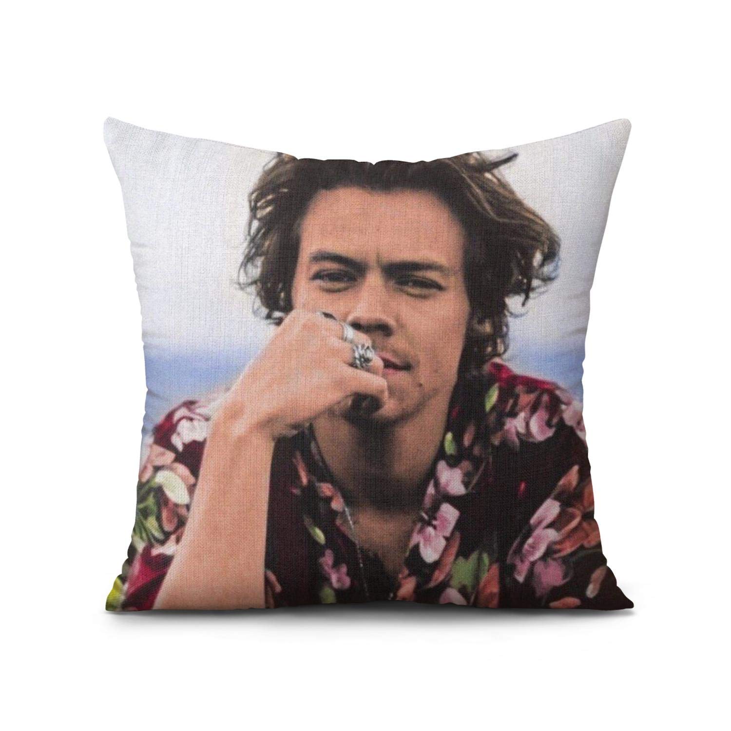 YEASHEER Cotton Square Throws Pillow Covers Sofa Bed Decorative Cushion Pillowcase Cover 18 X 18 in