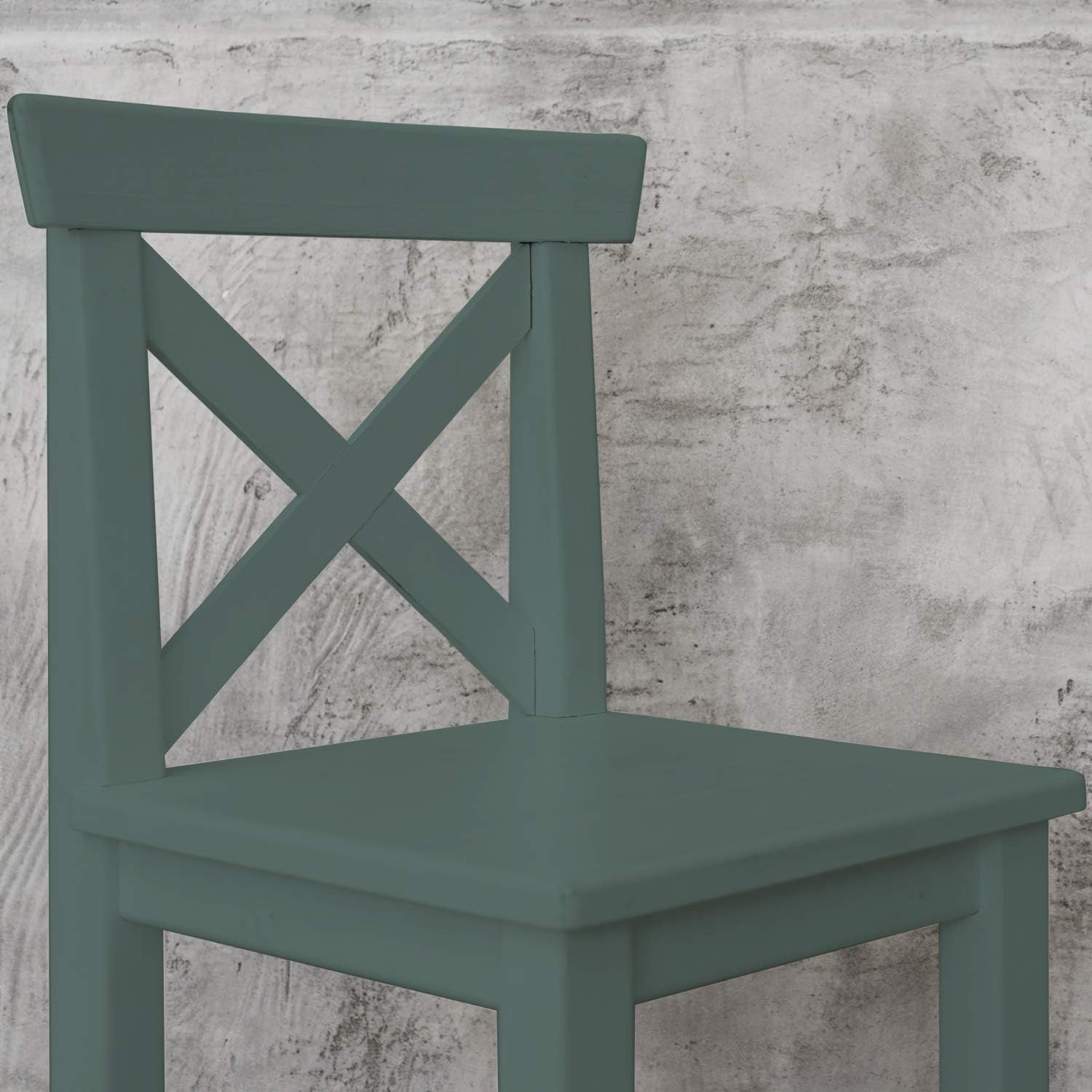 Hemway Chalk Paint Smoked Moss Green Furniture Paint 1L, Matt Finish Shabby Chic, Chalk Furniture & Walls, Quick Dry & 1 Coat - Image 4